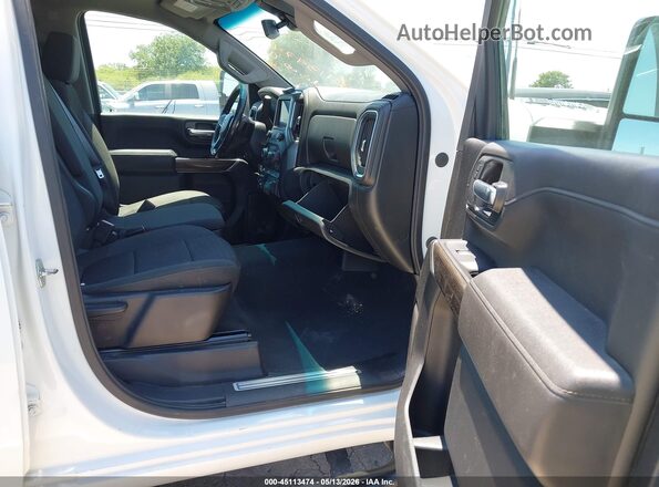 1GC1YNEY3NF179325 2022 CHEVROLET SILVERADO White Widok wnętrza z przodu