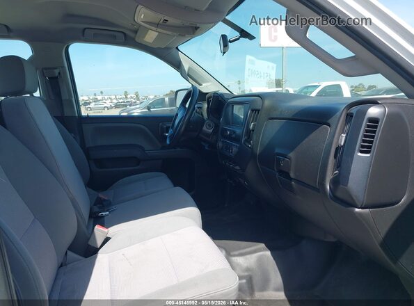 1GC2CUEG0JZ282540 2018 CHEVROLET SILVERADO Белый Вид салона спереди