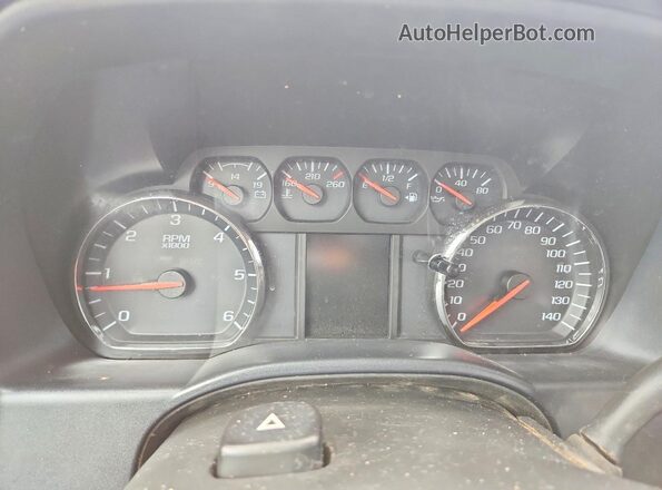 1GC2KUEG8HZ291001 2017 CHEVROLET SILVERADO White Vista del cuadro de instrumentos