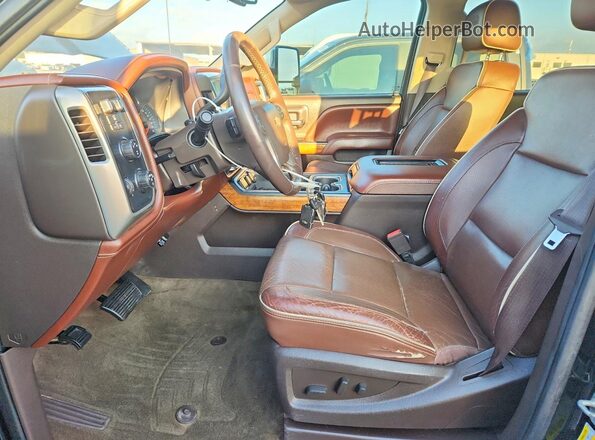 1GC4K1E82GF138789 2016 CHEVROLET SILVERADO Black Вид салону спереду