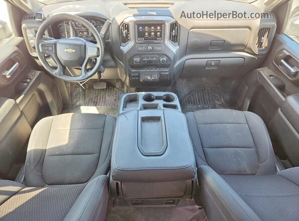 1GC4WLE79LF166929 2020 CHEVROLET SILVERADO Белый Вид панели приборов