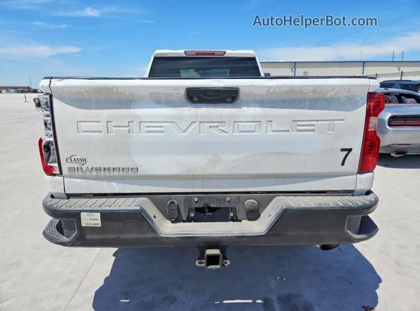 1GC4WLE79LF166929 2020 CHEVROLET SILVERADO Белый Вид сзади
