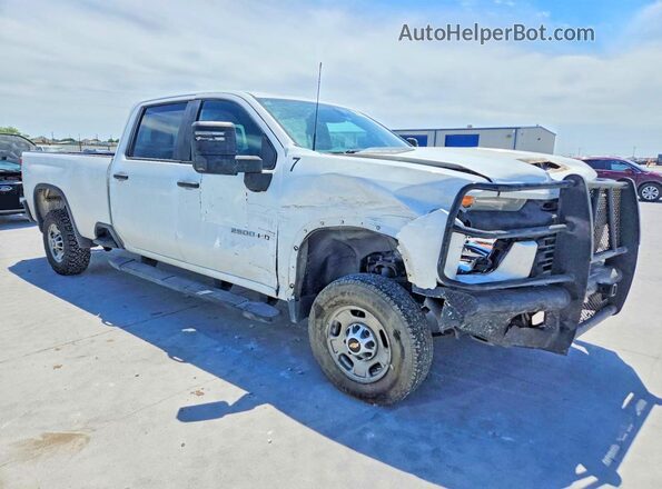 1GC4WLE79LF166929 2020 CHEVROLET SILVERADO Белый Передняя правая четверть