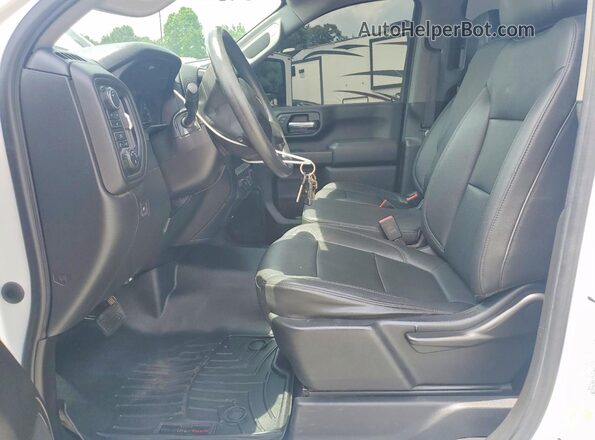 1GC4YLEYXLF100697 2020 CHEVROLET SILVERADO White Вид салону спереду