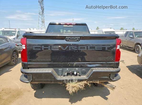 1GC4YRE73NF158177 2022 CHEVROLET SILVERADO Black Հետևի տեսք