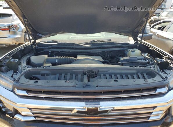 1GC4YRE73NF158177 2022 CHEVROLET SILVERADO Black Սալոնի հետևի տեսք