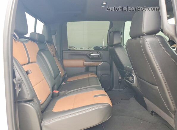 1GC4YVEY1MF225231 2021 CHEVROLET SILVERADO Белый Вид задних сидений