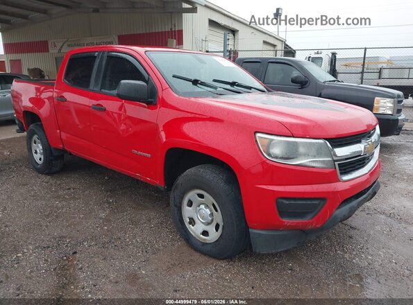 1GCGSBEA0H1153425 2017 CHEVROLET COLORADO Red Delantero derecho