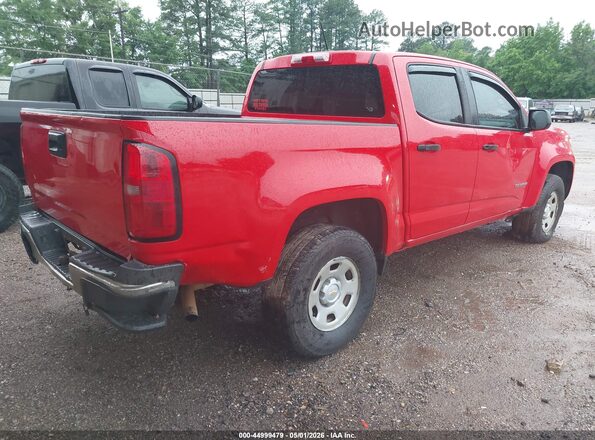 1GCGSBEA0H1153425 2017 CHEVROLET COLORADO Red Trasero derecho