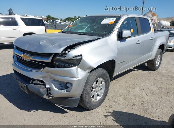 1GCGSBEA2J1195956 2018 CHEVROLET COLORADO Серебряный Передняя левая четверть