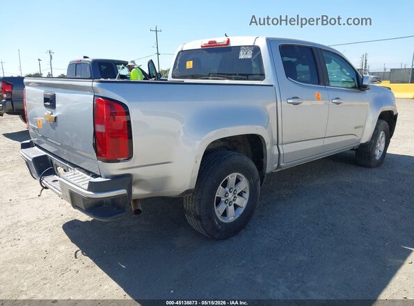 1GCGSBEA2J1195956 2018 CHEVROLET COLORADO Серебряный Задняя правая четверть