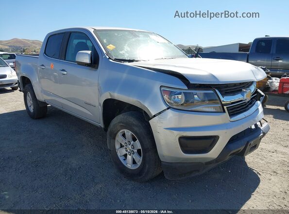 1GCGSBEA2J1195956 2018 CHEVROLET COLORADO Серебряный Передняя правая четверть