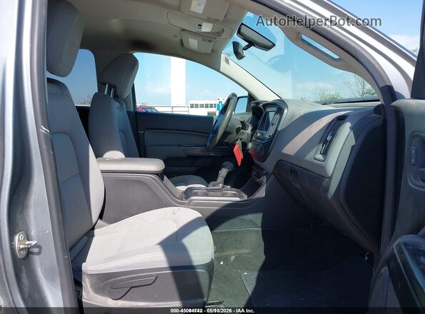 1GCGSBEA9J1269597 2018 CHEVROLET COLORADO Серый Вид салона спереди