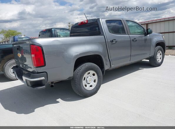 1GCGSBEA9J1269597 2018 CHEVROLET COLORADO Серый Задняя правая четверть