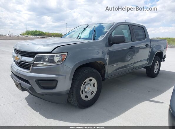 1GCGSBEA9J1269597 2018 CHEVROLET COLORADO Серый Передняя левая четверть