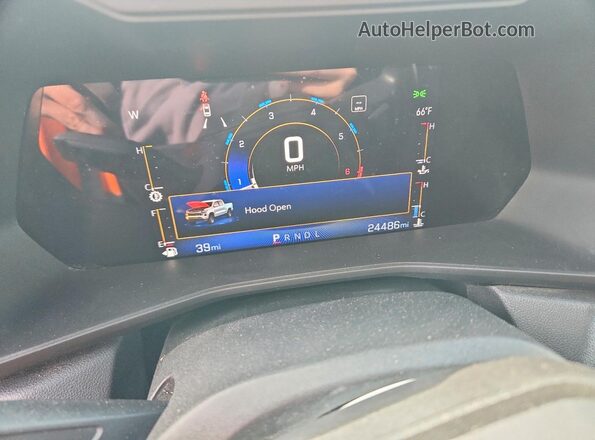 1GCGSBEC4P1266035 2023 CHEVROLET COLORADO Белый Вид щитка приборов