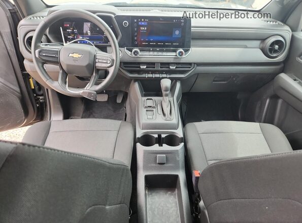 1GCGSBECXR1232345 2024 CHEVROLET COLORADO Black Widok deski rozdzielczej