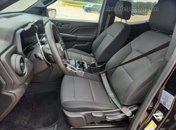 1GCGSBECXR1232345 2024 CHEVROLET COLORADO Black Widok wnętrza z przodu