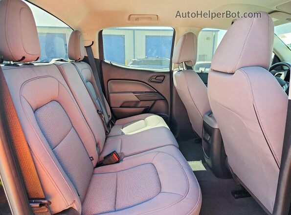 1GCGSBEN0M1100706 2021 CHEVROLET COLORADO Black Rear seats view