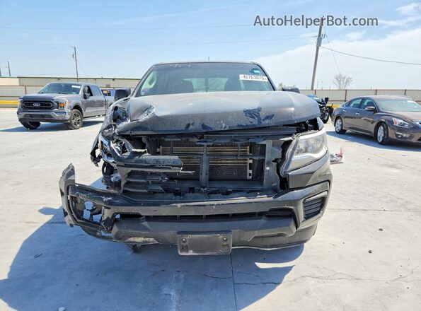 1GCGSBEN0M1100706 2021 CHEVROLET COLORADO Black Front view