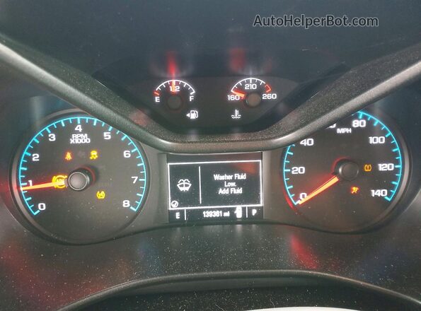 1GCGSBEN4J1311385 2018 CHEVROLET COLORADO Серебряный Вид щитка приборов