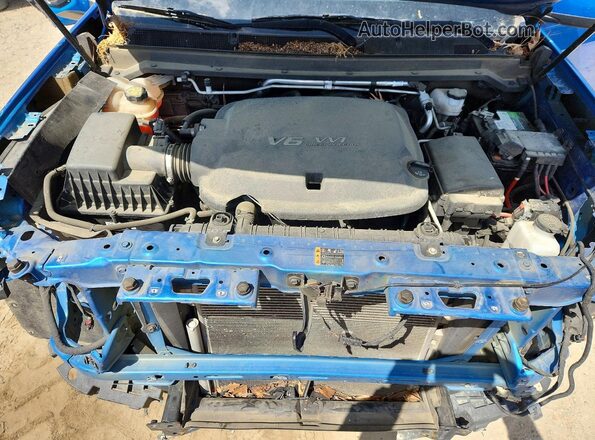 1GCGSBEN8N1221226 2022 CHEVROLET COLORADO Синий Вид задней части салона