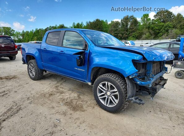 1GCGSBEN8N1221226 2022 CHEVROLET COLORADO Синий Передняя правая четверть