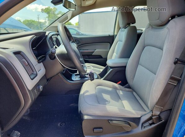 1GCGSBEN8N1221226 2022 CHEVROLET COLORADO Синий Вид салона спереди
