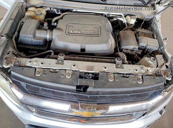 1GCGSCE32G1274320 2016 CHEVROLET COLORADO Серебряный Вид задней части салона