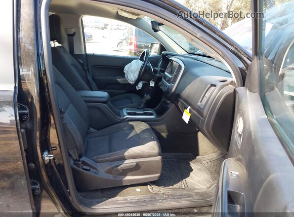 1GCGSCE36G1328945 2016 CHEVROLET COLORADO Black Widok wnętrza z przodu