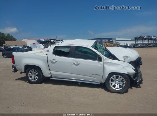 1GCGSCEA1L1105155 2020 CHEVROLET COLORADO White Widok zestawu wskaźników
