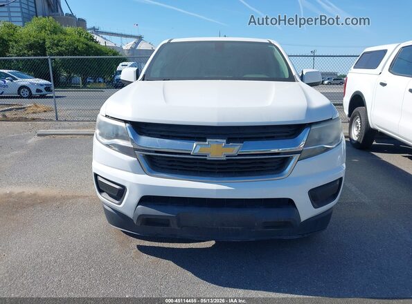 1GCGSCEA6G1233865 2016 CHEVROLET COLORADO White Widok zestawu wskaźników