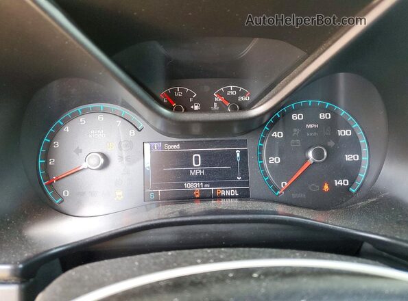 1GCGSCEN2J1134440 2018 CHEVROLET COLORADO Угольный Вид щитка приборов