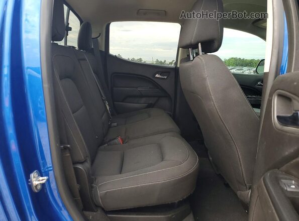 1GCGSCEN2K1248052 2019 CHEVROLET COLORADO Blue Rear seats view