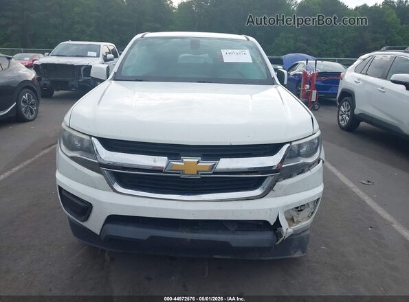 1GCGSCEN3J1304837 2018 CHEVROLET COLORADO Белый Вид щитка приборов