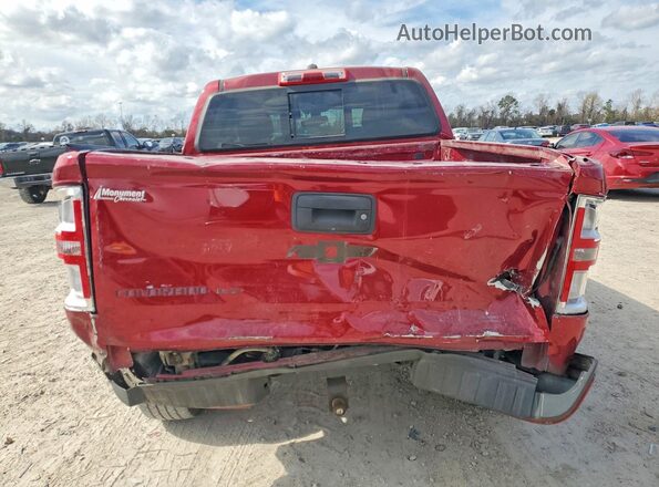 1GCGSCEN3K1216436 2019 CHEVROLET COLORADO Red უკანა ხედი