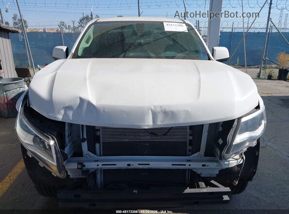 1GCGSCEN4L1195078 2020 CHEVROLET COLORADO White Vista interior trasera