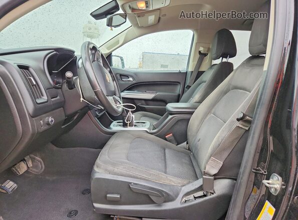 1GCGSCEN7L1120651 2020 CHEVROLET COLORADO Black Вид салону спереду
