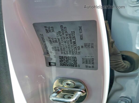 1GCGSCEN9L1167311 2020 CHEVROLET COLORADO Белый Вид подкапотного пространства