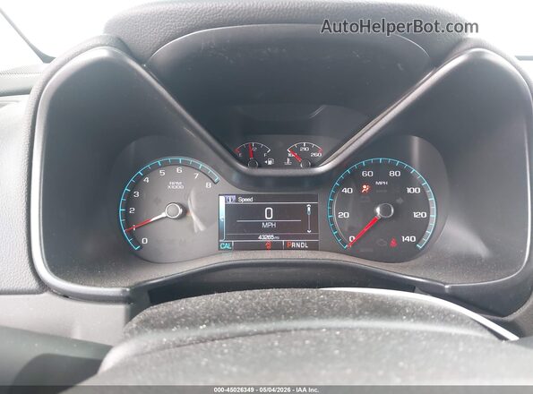 1GCGSCENXJ1189007 2018 CHEVROLET COLORADO Silver Widok tylnych siedzeń