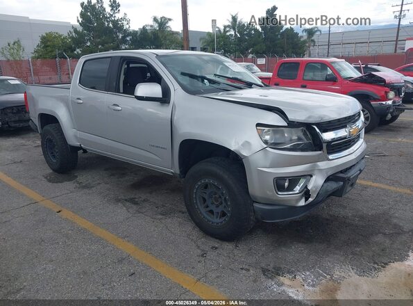 1GCGSCENXJ1189007 2018 CHEVROLET COLORADO Silver Przód prawy