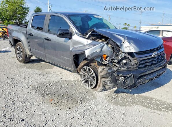 1GCGSDEN0M1293130 2021 CHEVROLET COLORADO Gray Առջևի աջ