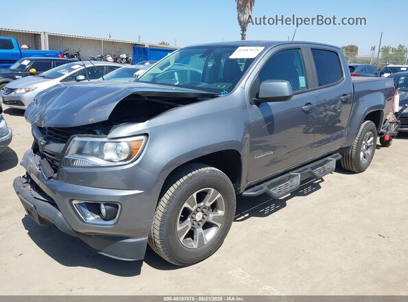1GCGSDEN1J1109891 2018 CHEVROLET COLORADO Gray Передня ліва чверть