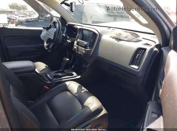 1GCGSDEN1J1109891 2018 CHEVROLET COLORADO Gray Вид салону спереду