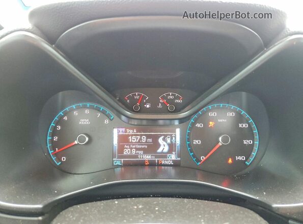 1GCGSDEN6H1208555 2017 CHEVROLET COLORADO Silver Vista del cuadro de instrumentos