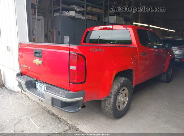 1GCGTBEN2J1260840 2018 CHEVROLET COLORADO Red Trasero derecho