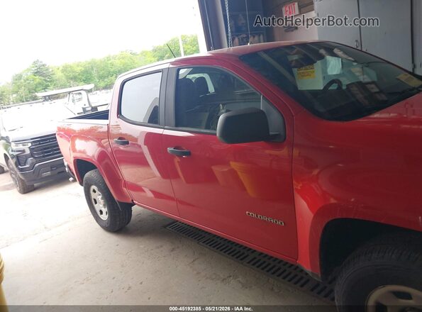 1GCGTBEN2J1260840 2018 CHEVROLET COLORADO Red Vista interior trasera