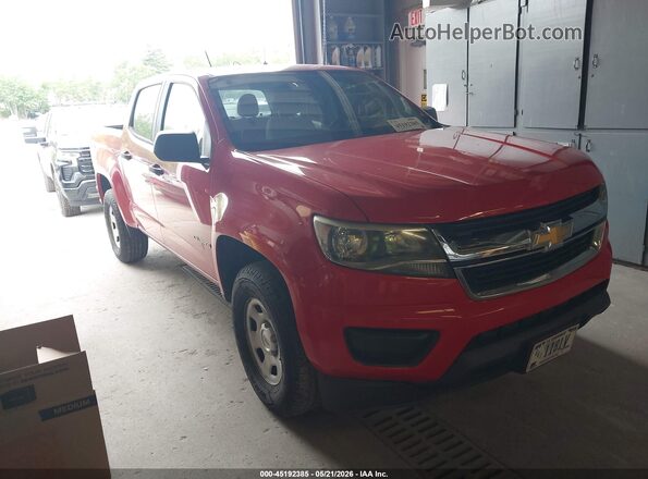 1GCGTBEN2J1260840 2018 CHEVROLET COLORADO Red Delantero derecho