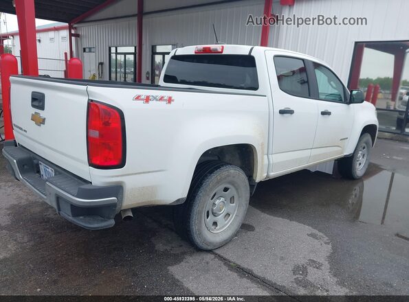 1GCGTBEN7H1223597 2017 CHEVROLET COLORADO Белый Задняя правая четверть