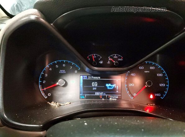 1GCGTCE36G1121825 2016 CHEVROLET COLORADO Black Вид щитка приладів